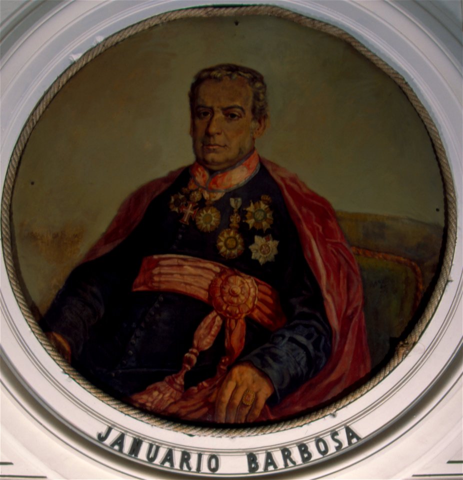 Domenico Failutti - Retrato de Cônego Januário da Cunha Barbosa, Acervo do Museu Paulista da USP