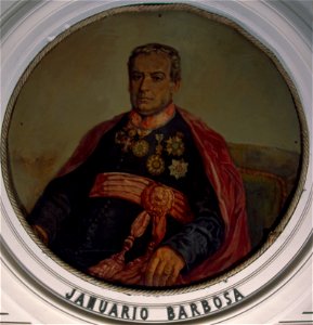 Domenico Failutti - Retrato de Cônego Januário da Cunha Barbosa, Acervo do Museu Paulista da USP