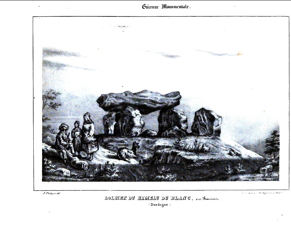 Dolmen de Blanc - Nojals-et-Clotte (Dordogne)