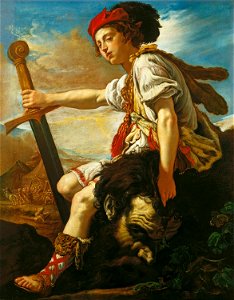 Domenico Fetti (Rome c. 1588-Venice 1623) - David with the Head of Goliath - RCIN 404731 - Royal Collection