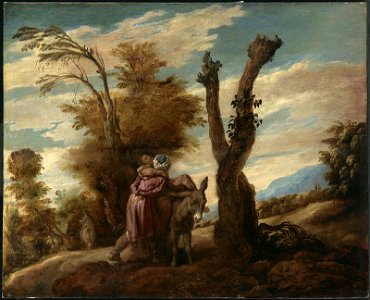 Domenico Fetti - Parable of the Good Samaritan - 46.1145 - Museum of Fine Arts. Free illustration for personal and commercial use.
