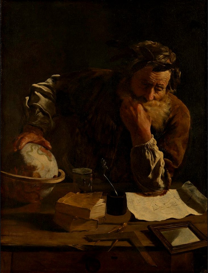 Domenico Fetti - Portrait of a Scholar - WGA07862. Free illustration for personal and commercial use.