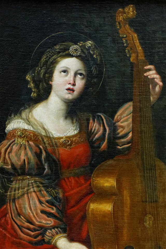 Domenichino - Saint Cecilia Playing the Viol 03