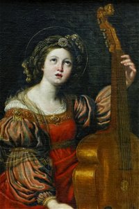 Domenichino - Saint Cecilia Playing the Viol 03