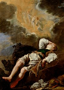 Domenico Fetti, , Kunsthistorisches Museum Wien, Gemäldegalerie - Jakobs Traum von der Himmelsleiter - GG 3819 - Kunsthistorisches Museum
