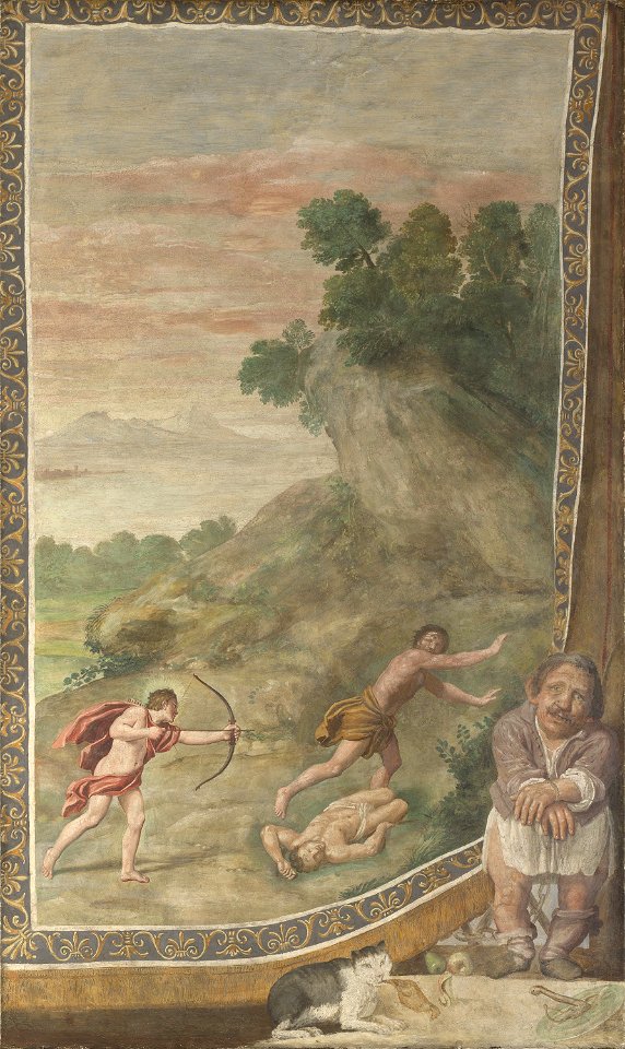 Domenichino and assistants - Apollo killing the Cyclops - Google Art Project