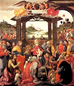 Domenico Ghirlandaio - Adoration of the Magi - WGA08905