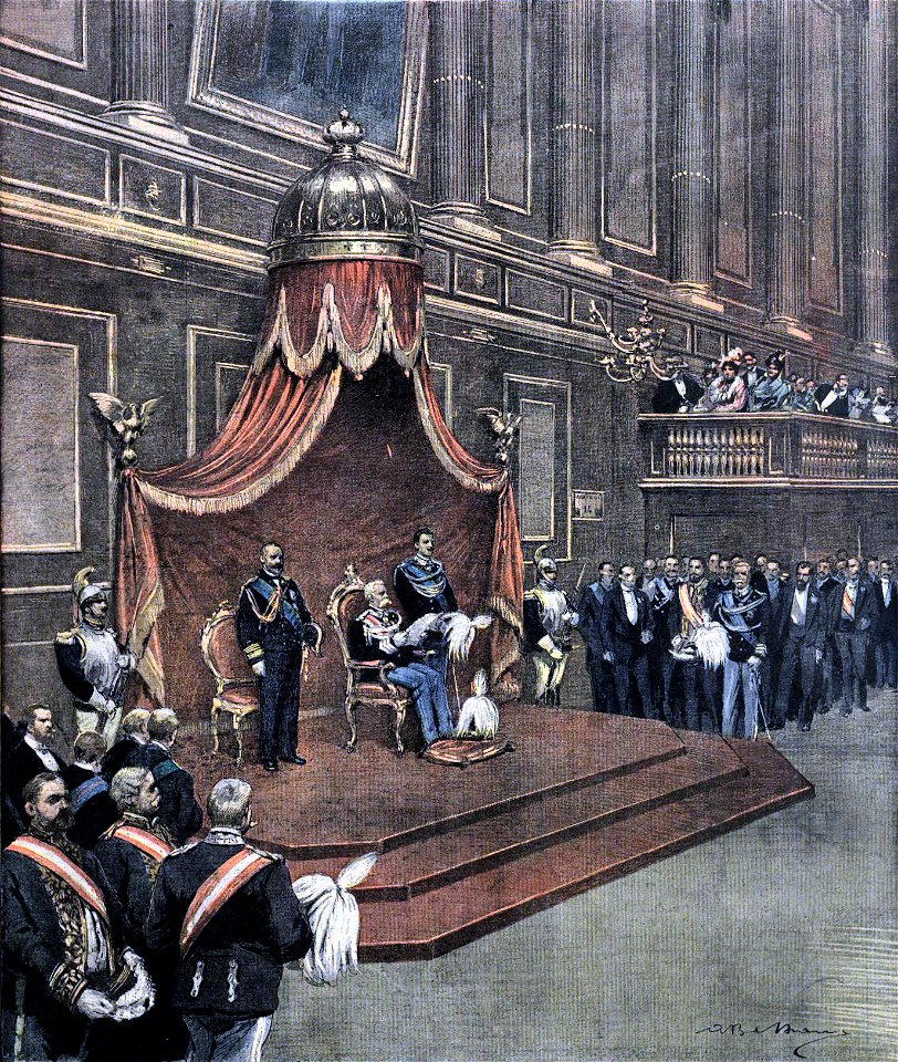 Domenica del Corriere, 19 novembre 1899 - Inaugurazione sessione XX legislatura