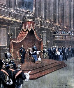 Domenica del Corriere, 19 novembre 1899 - Inaugurazione sessione XX legislatura