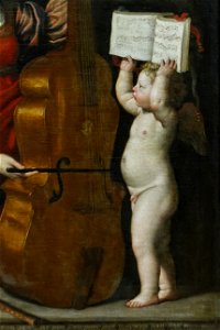 Domenichino - Saint Cecilia Playing the Viol 04