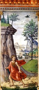 Domenico Ghirlandaio - St John the Baptist in the Desert - WGA8874. Free illustration for personal and commercial use.