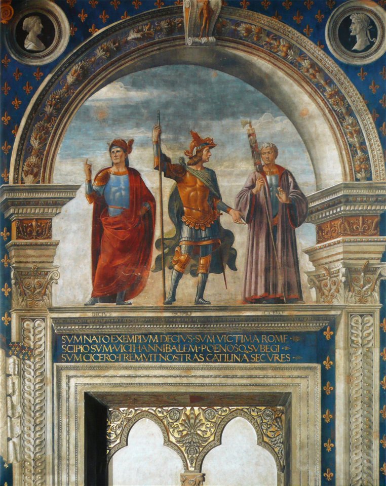 Domenico Ghirlandaio - Trois héros antiques