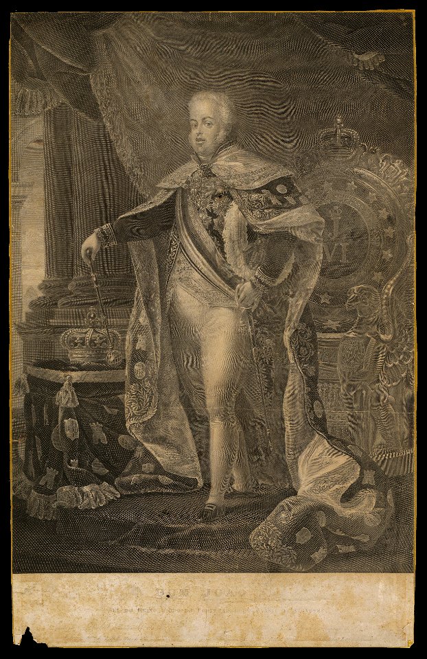 Dom João VI Rei do reino Unido de Portugal e do Brasil e Algarves, da Coleção Brasiliana Iconográfica