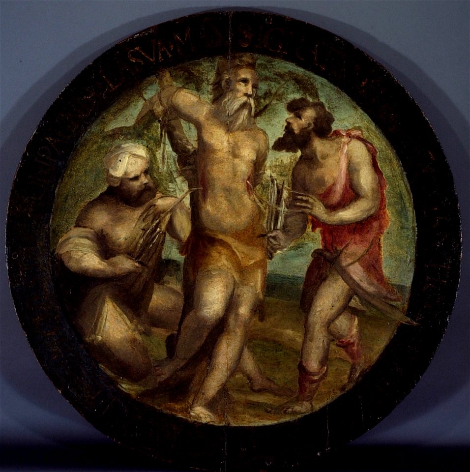 Domenico Beccafumi, called Il Mecarino - Saint Ignatius of Antioch Disemboweled by Trajan's Torturers - 1986.1366 - Art Institute of Chicago