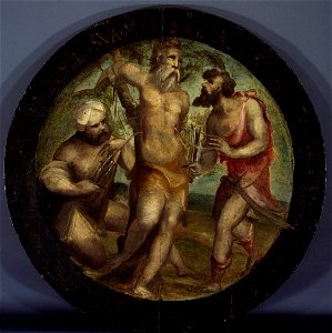 Domenico Beccafumi, called Il Mecarino - Saint Ignatius of Antioch Disemboweled by Trajan's Torturers - 1986.1366 - Art Institute of Chicago