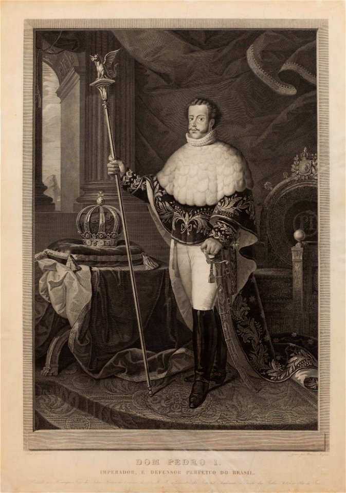 Dom Pedro I. Imperador, e defensor perpétuo do Brasil, da Coleção Brasiliana Iconográfica