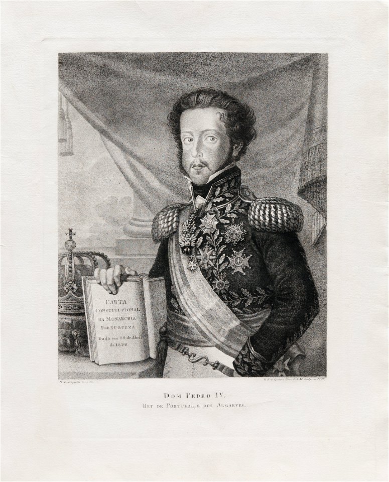 Dom Pedro IV, Rey de Portugal e dos Algarves, da Coleção Brasiliana Iconográfica