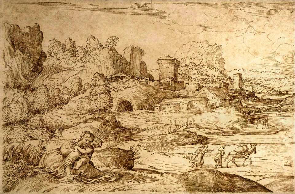 Domenico Campagnola - Paysage