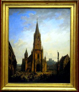 Domenico Quaglio Ansicht des Freiburger Münsters, 1821
