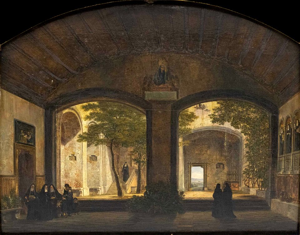 Domenico Quaglio Klosterhof