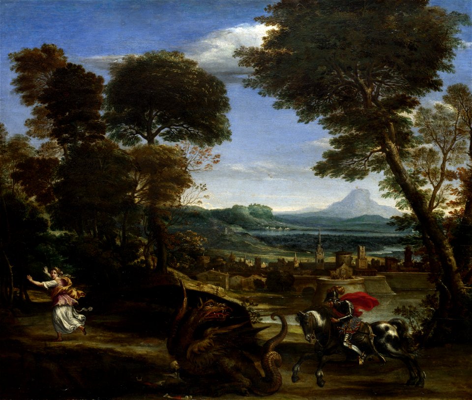 Domenichino - San Giorgio che uccide il drago