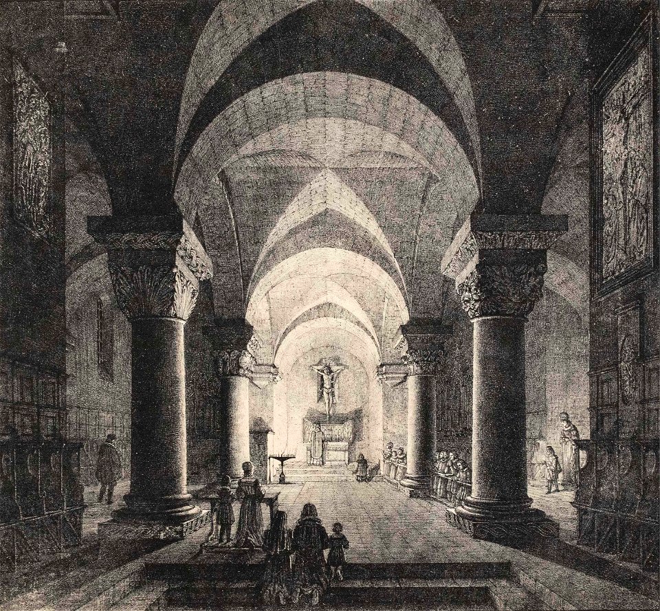 Domenico Quaglio St Margareten-Kapelle in der Burg von Nürnberg