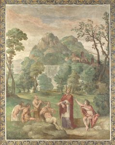 Domenichino and assistants - The Judgement of Midas - Google Art Project