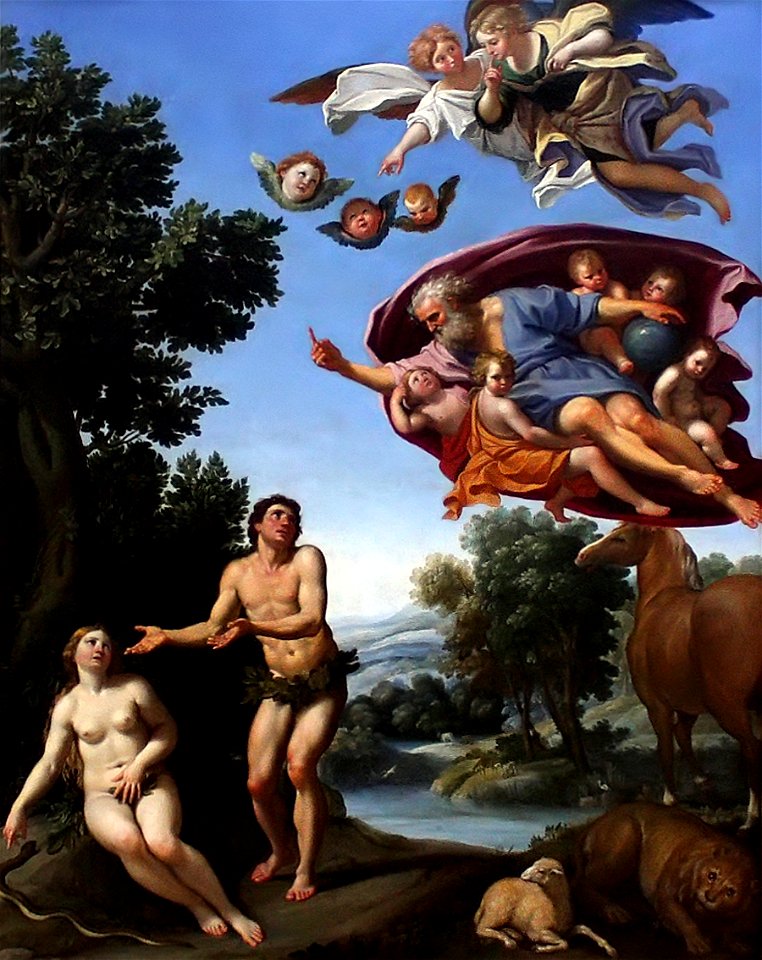 Domenichino adam eve