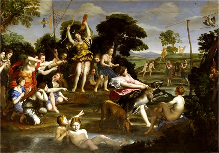 Domenichino - La caccia di Diana (Galleria Borghese)