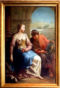 Domenico fedeli detto il maggiotto, allegoria dell'accademia, 1762-63