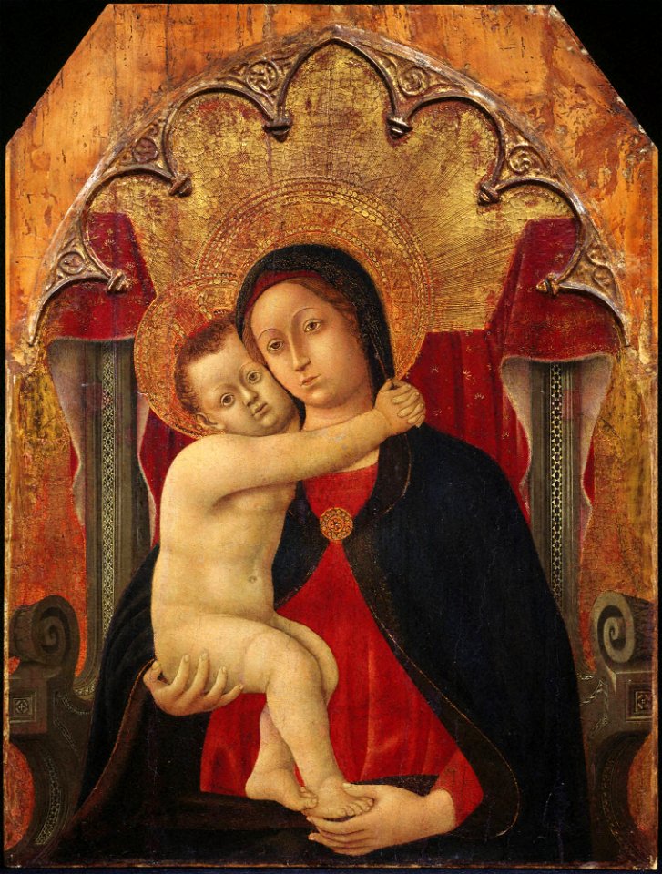 Domenico di Bartolo - Madonna and Child - y1962-58 - Princeton University Art Museum