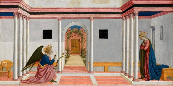 Domenico Veneziano - The Annunciation, 1106