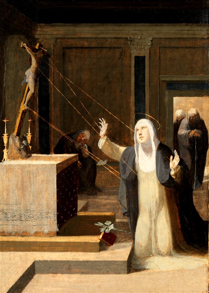 Domenico Beccafumi - De heilige Catharina ontvangt de stigmata - 2898 (OK) - Museum Boijmans Van Beuningen