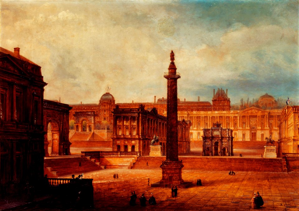 Domenico Ferri - Vue composite des monuments parisiens (P425) - P425 - Musée Carnavalet