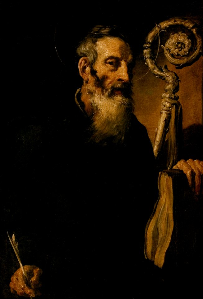 Domenico Feti - Unknown Saint Abbot (Saint Benedict^) - MNK XII-A-620 - National Museum Kraków