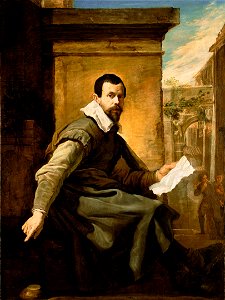 Domenico Fetti (Italian - Portrait of a Man with a Sheet of Music - Google Art Project