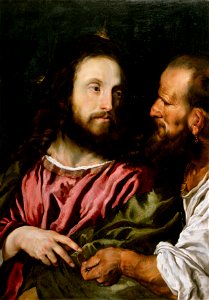 Domenico Fetti - Christ and the Tribute Money - Walters 37582