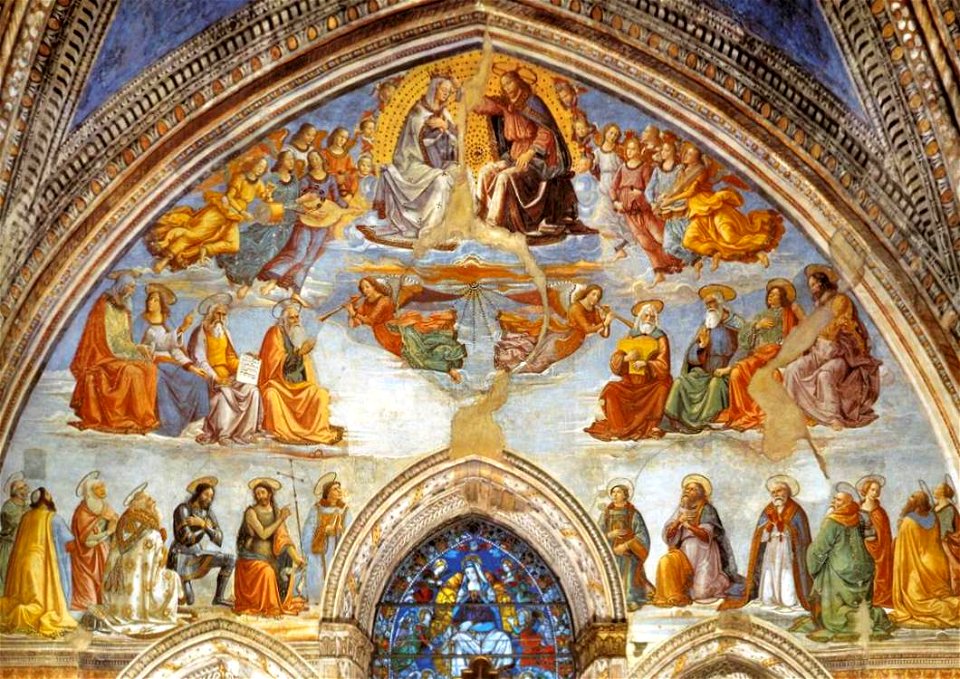 Domenico Ghirlandaio - incoronazione della vergine WGA