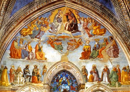 Domenico Ghirlandaio - incoronazione della vergine WGA