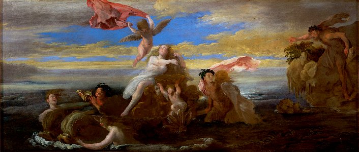 Domenico Fetti, , Kunsthistorisches Museum Wien, Gemäldegalerie - Galatea und Polyphem - GG 172 - Kunsthistorisches Museum