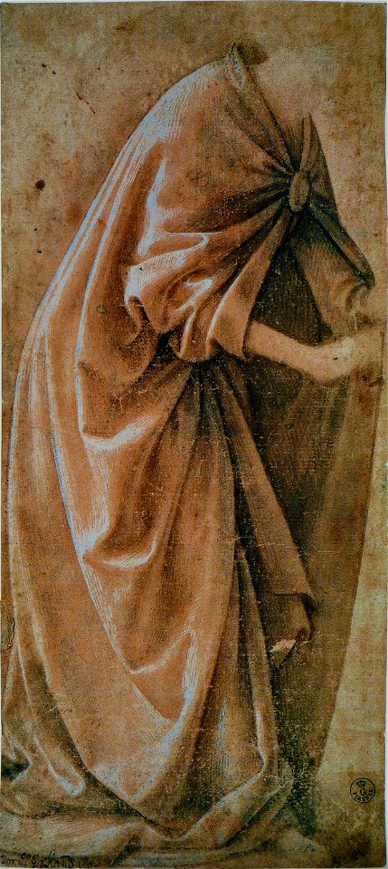 Domenico Ghirlandaio - Étude de draperie