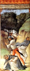 Domenico Ghirlandaio - Martyrdom of St Peter Martyr - WGA8872