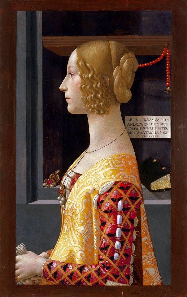 Domenico Ghirlandaio, Around 1449-1494 - Portrait of Giovanna Tornabuoni - Google Art ProjectFXD