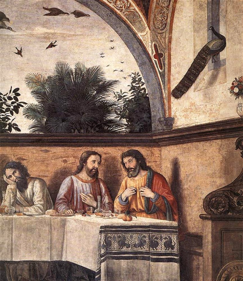 Domenico ghirlandaio, cenacolo di ognissanti 05