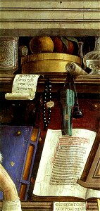 Domenico Ghirlandaio - St Jerome in his Study (detail) - WGA08764