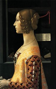 Domenico ghirlandaio, ritratto di giovanna tornabuoni