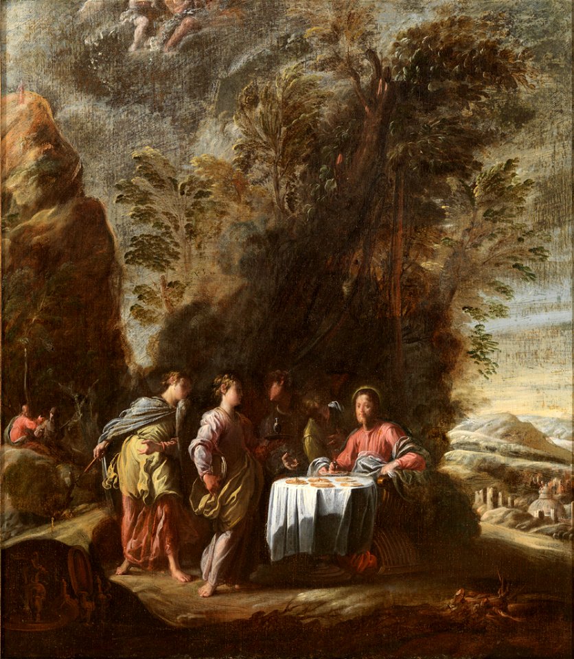 Domenico Fetti - Christ Ministered To by the Angels - 36.003 - Rhode Island School of Design Museum