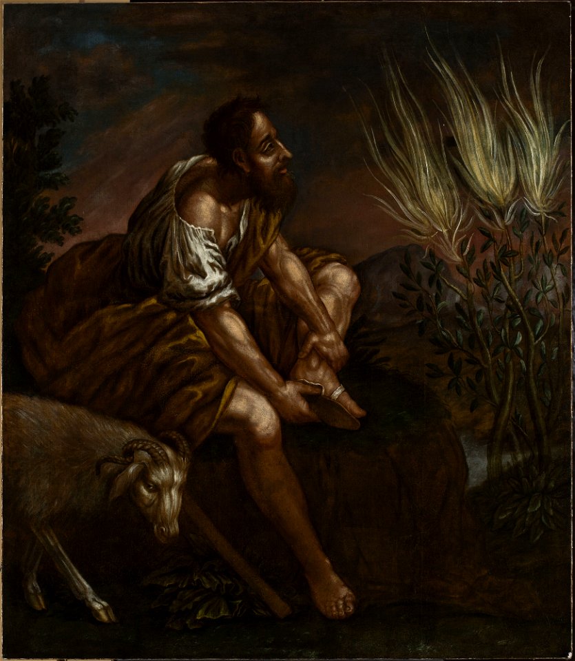 Domenico Fetti - Moses before the burning bush - M.Ob.769 MNW - National Museum in Warsaw