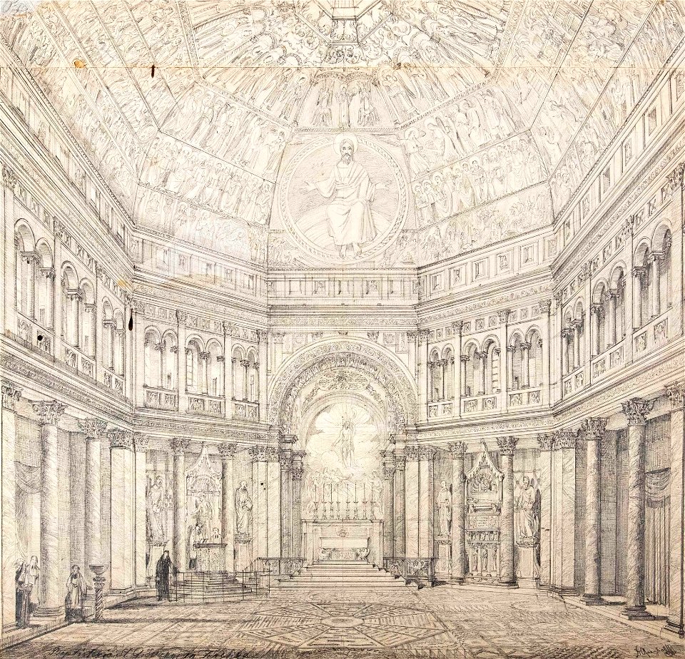 Domenico Quaglio Florenz Baptisterium