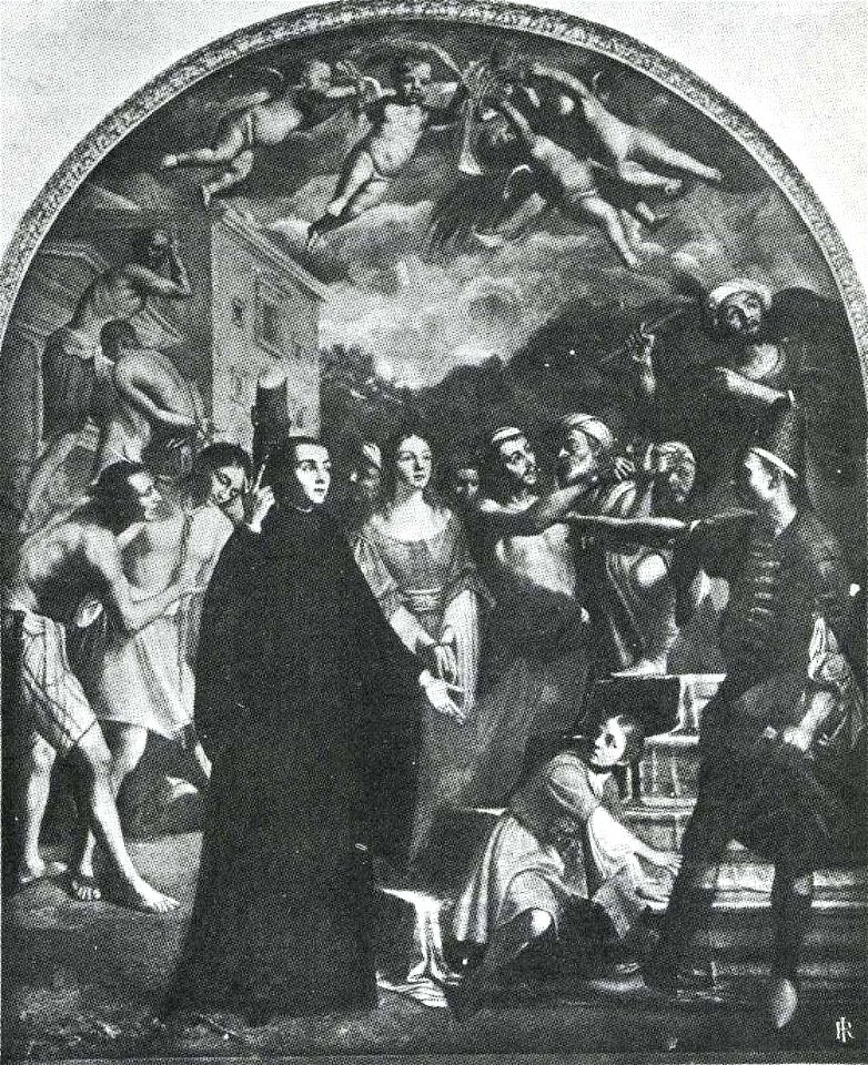 Domenico Marolì Condanna di S. Placido e famiglia Messina Chiesa di San Paolo